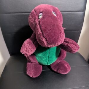 Barneys New York Plush Dinosaur Toy - Burgundy and Green